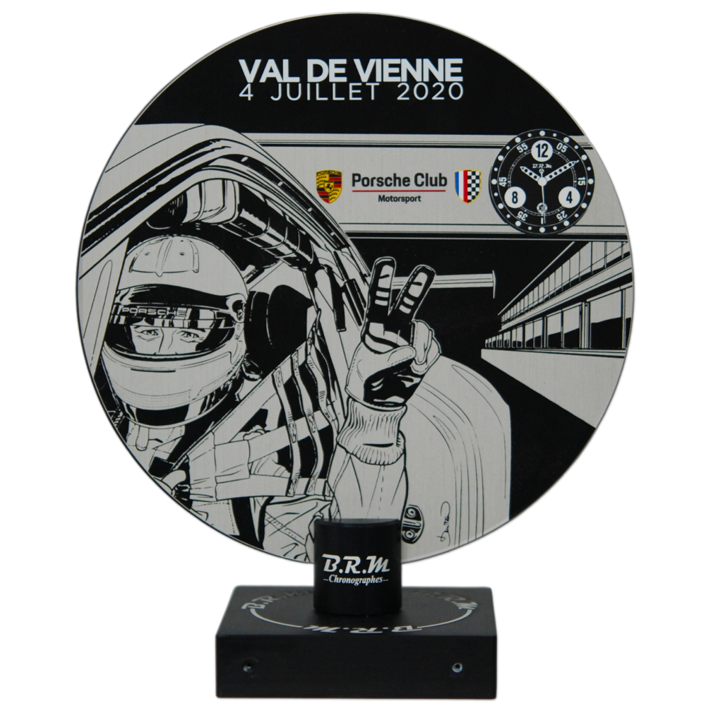 Plaque ronde personnalisable